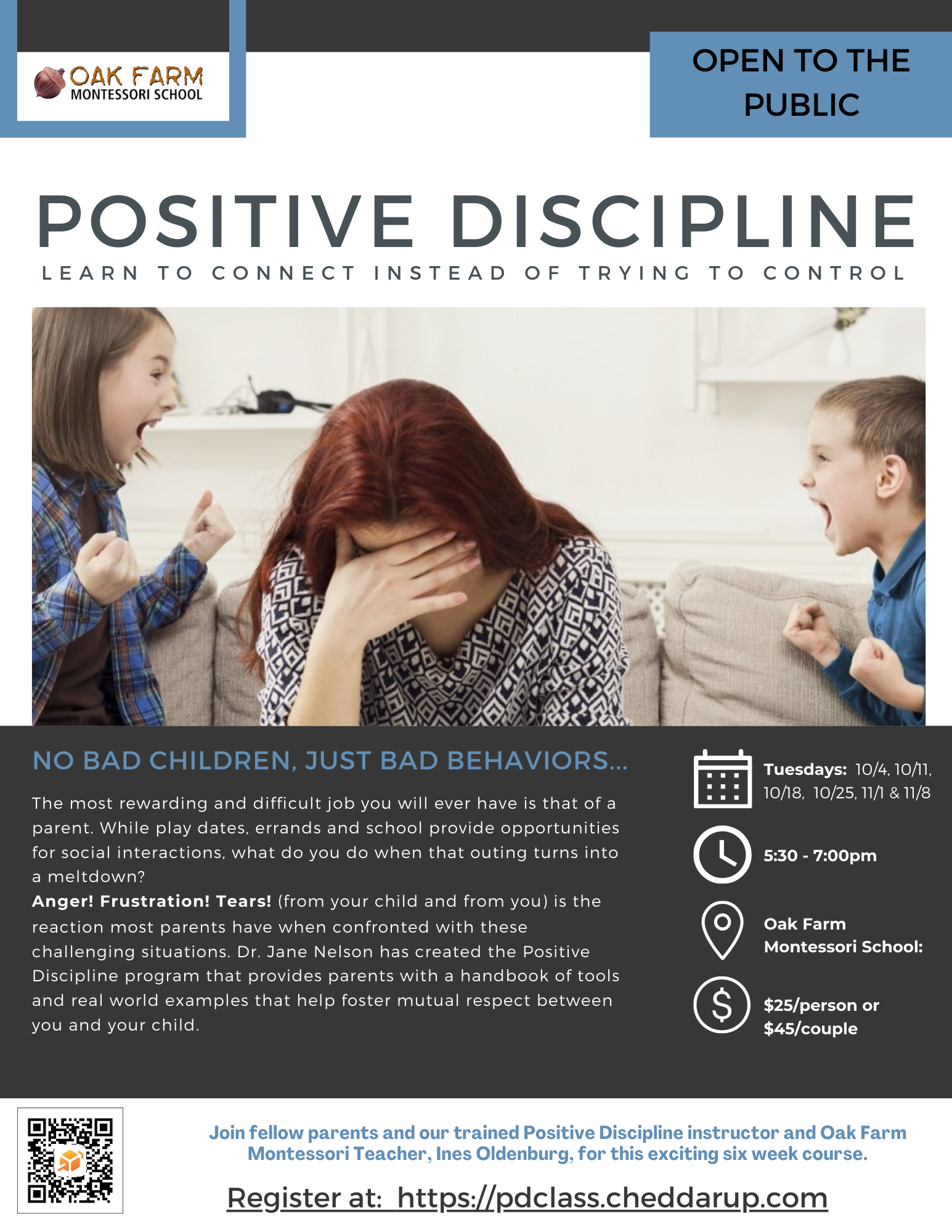 Advertising for Positive Discipline